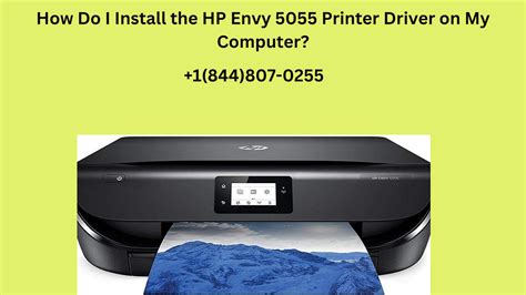 install hp envy 5055 printer to computer.